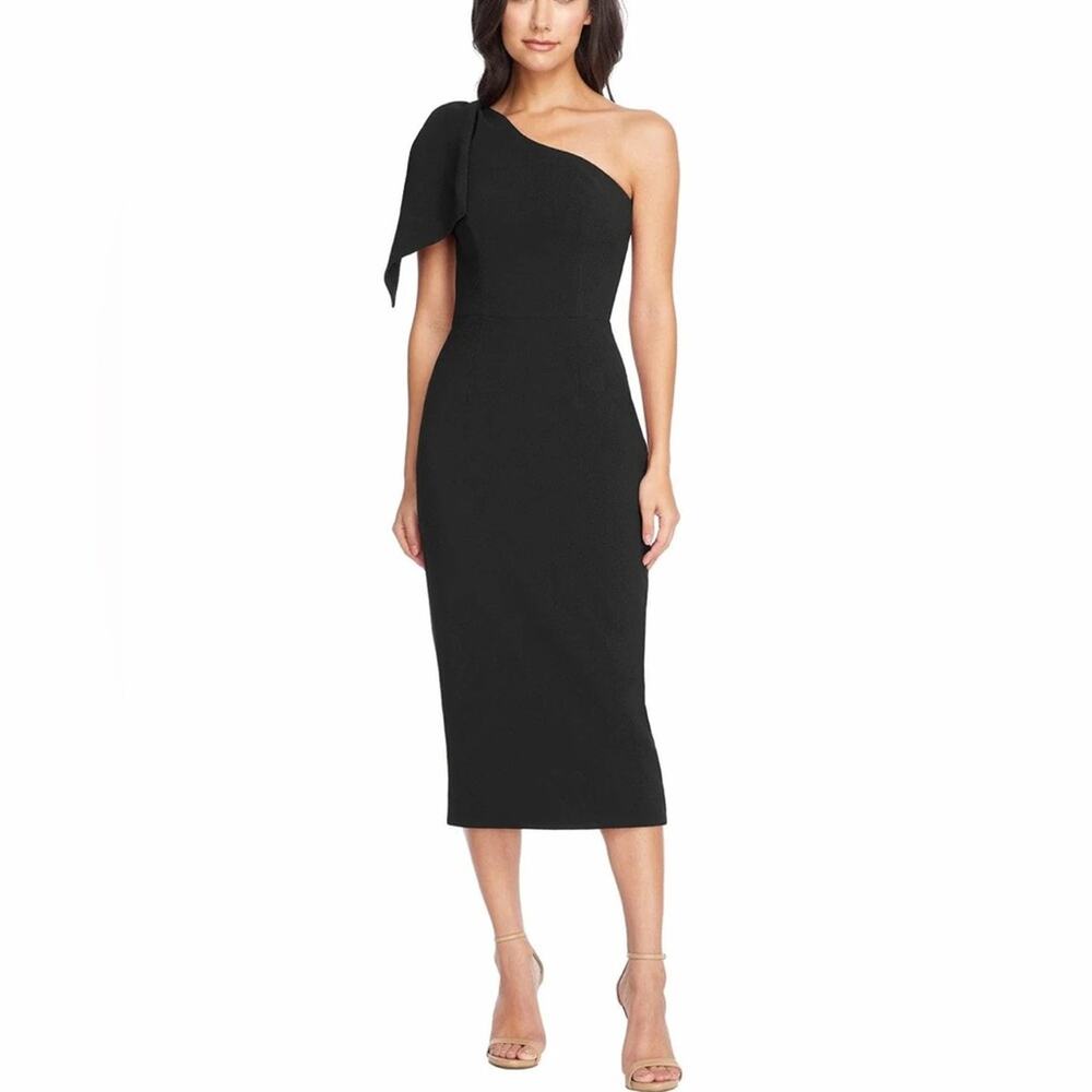 Dress the Population Black One-Shoulder Dress